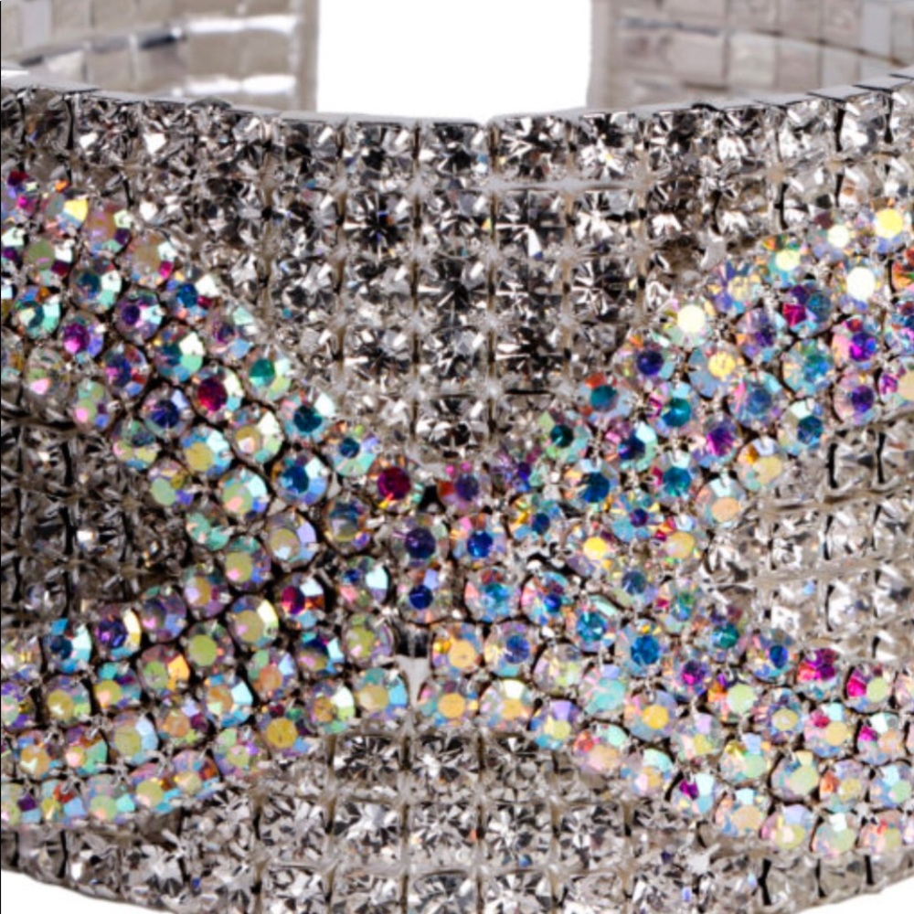 Masquerade Rhinestone Cuff - Picture 2 of 2